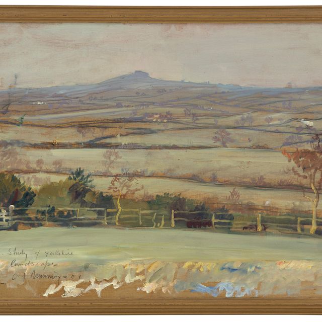 Alfred James Munnings — Изучение йоркширского пейзажа