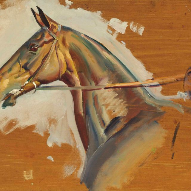 Alfred James Munnings — Исследование скаковой лошади Сильво