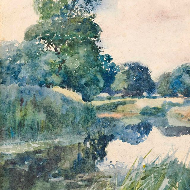 Alfred James Munnings — Тихий участок реки