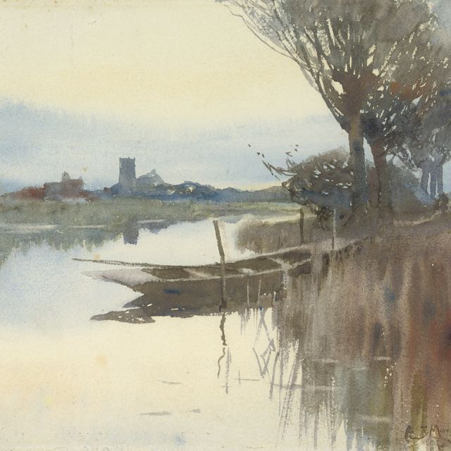 Alfred James Munnings — На Уэйвни близ Мендхэма, Норфолк