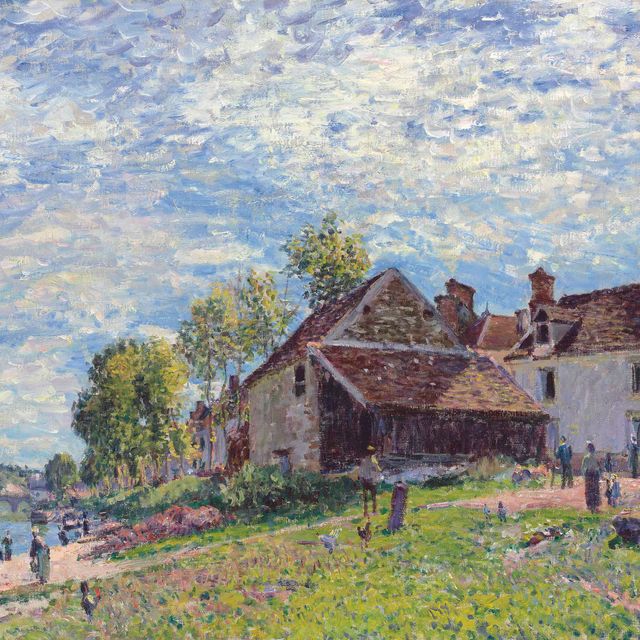 Alfred Sisley — Сент-Маммес, авангард будущего