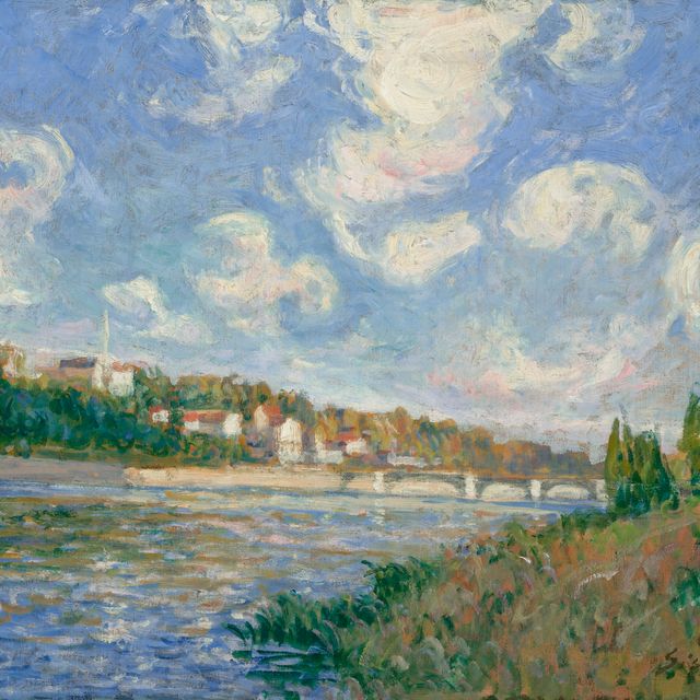Alfred Sisley — Ла-Сена-а-Сен-Клу