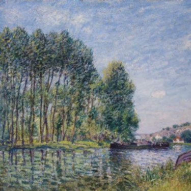 Alfred Sisley — Путешествие в Море. Распечатать
