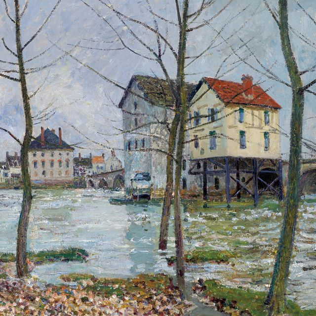 Alfred Sisley — Ле–мулен-де-Море-Хивер
