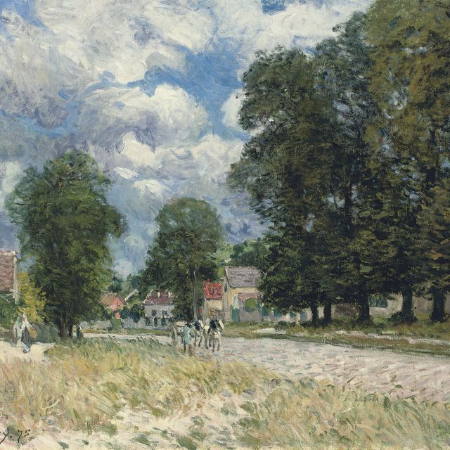Alfred Sisley — Маршрут Марли-ле-Руа