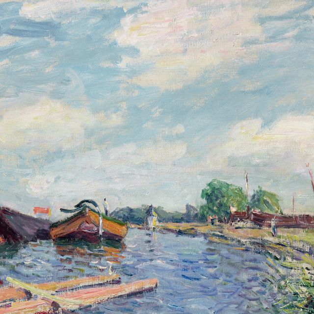 Alfred Sisley — Канал Луан-а-Сен-Мамес