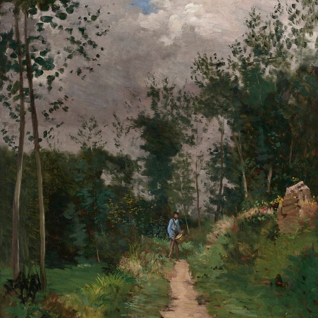 Alfred Sisley — Авангард-чемпион по танцам в крепости Фонтенбло