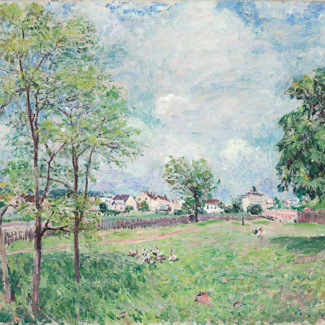 Alfred Sisley — Улица в деревне