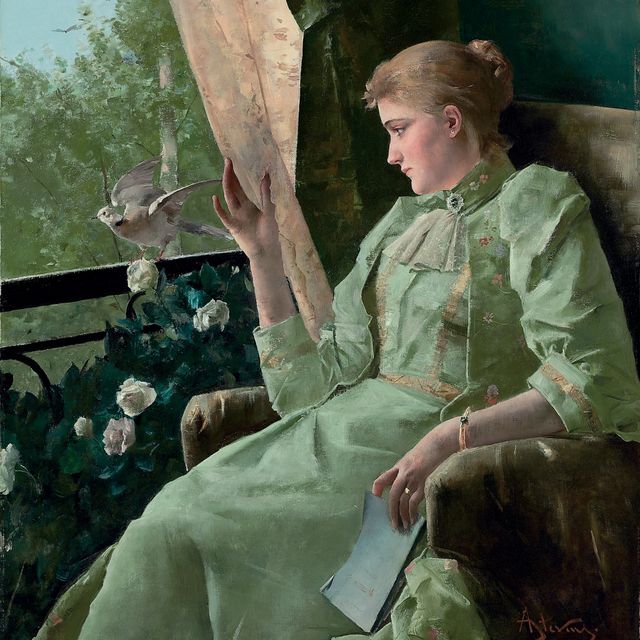 Alfred Stevens — Симфония в полном составе