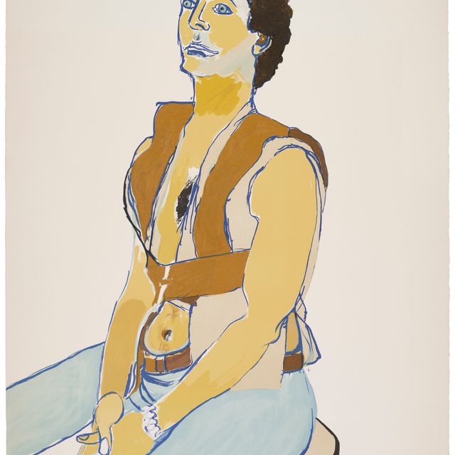 Alice Neel — Мужчина в упряжи
