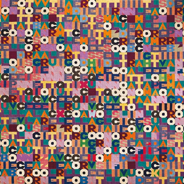 Alighiero Boetti — Оджи вентисеттесимо, джорно Сеттимо, делл'анно, миллион лет назад, 100 лет назад, отто все'Амато, Пантеон, запечатлевающий все (Сегодня двадцать седьмой день седьмого месяца 1988 года, в любимом Пантеоне, воображающем все).