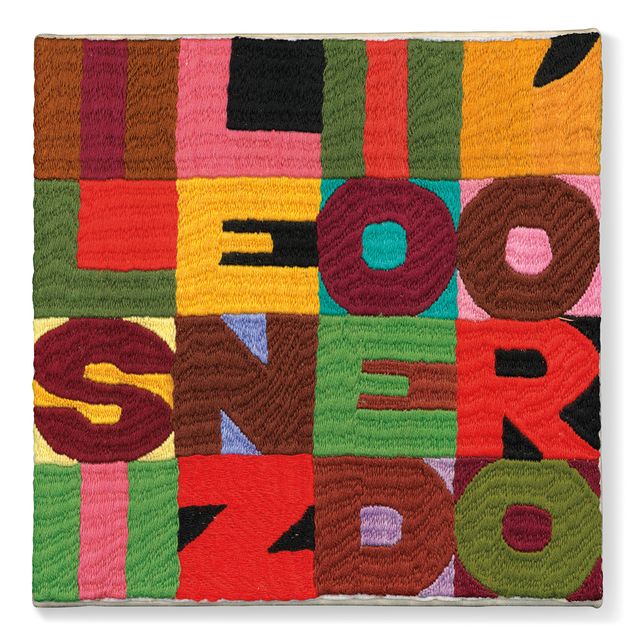 Alighiero Boetti — Молчание - это золото (Il silenzio é d'oro)