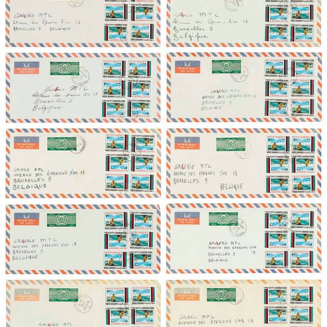 Alighiero Boetti — Почтовое отделение (Permutazione)