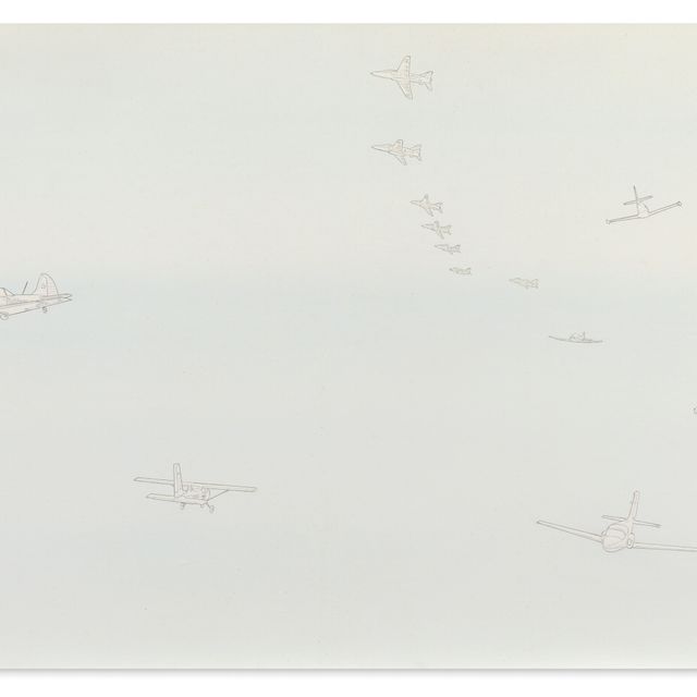 Alighiero Boetti — Квота Cieli ad alta (Небо на большой высоте)