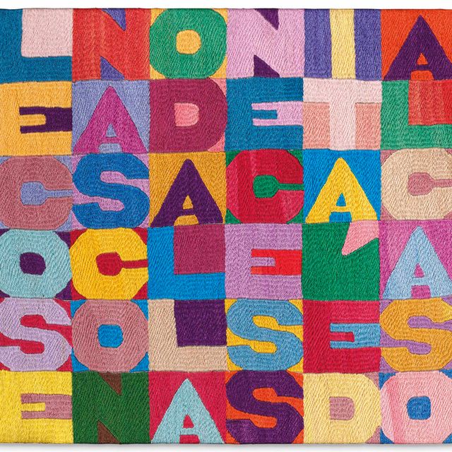 Alighiero Boetti — "Когда все становится необходимым" ("Вещи рождаются из необходимости и случая")