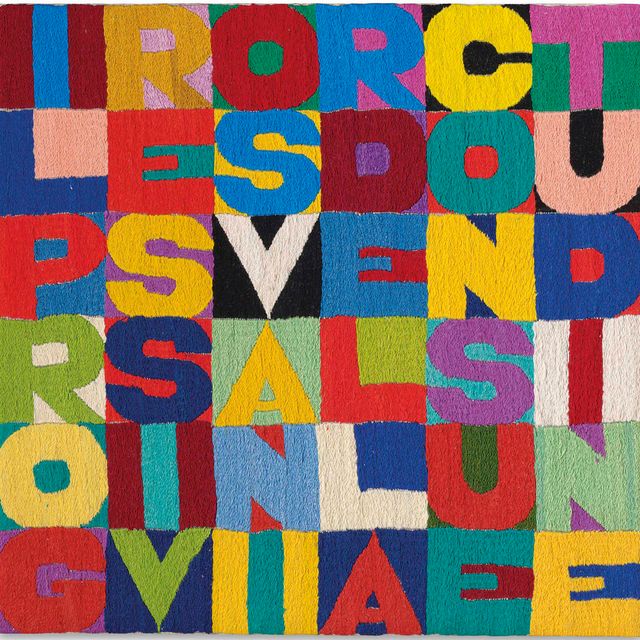 Alighiero Boetti — Постепенное избавление от привычки (Il progressivo svanir della consuetudine)