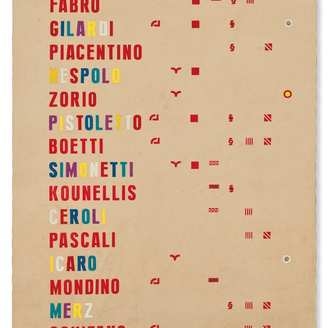 Alighiero Boetti — Манифест