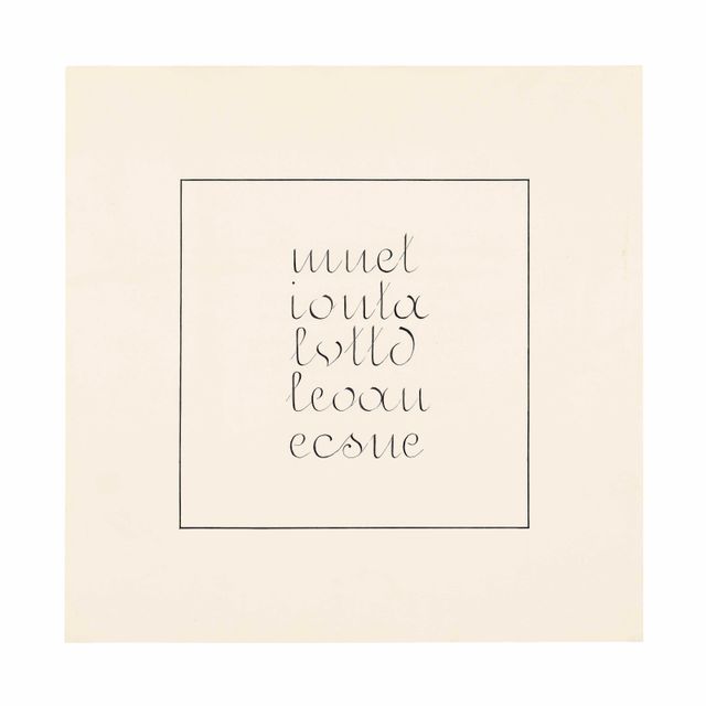 Alighiero Boetti — Тысячелетняя традиция (каллиграфия)