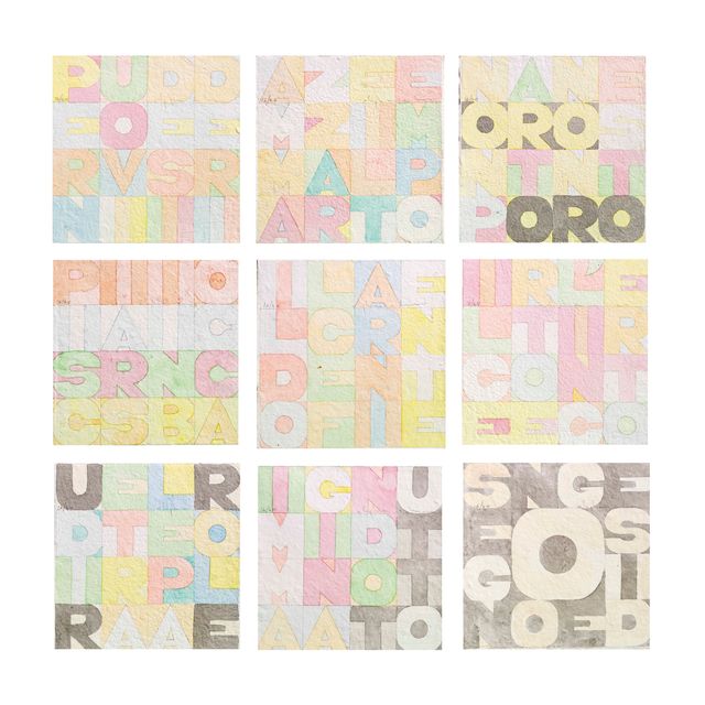 Alighiero Boetti — Новые квадраты