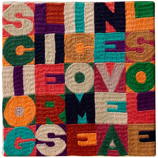 Alighiero Boetti — Сциоглиерсы приходят почти целиком (тают, как снег на солнце).