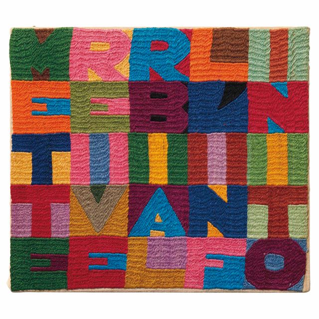 Alighiero Boetti — Пусть все будет бесконечно (поставьте глаголы в инфинитиве)