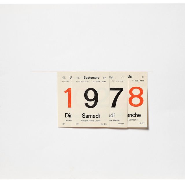 Alighiero Boetti — Календарь