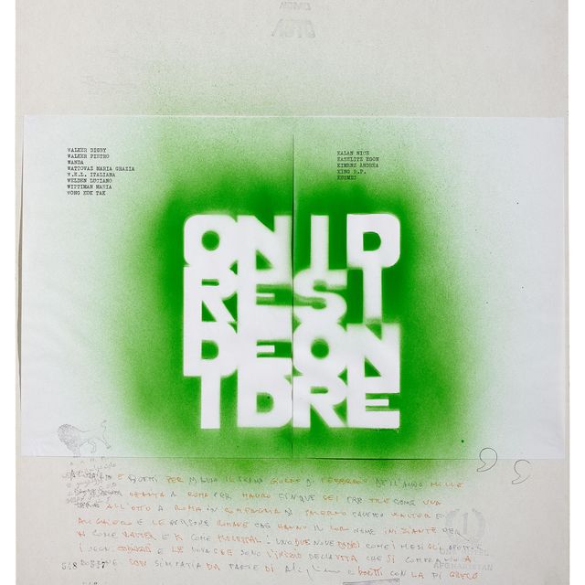 Alighiero Boetti — Сенца титоло (порядок и беспорядок)