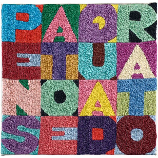 Alighiero Boetti — Pensato e quadrato (Мысль и квадратура)