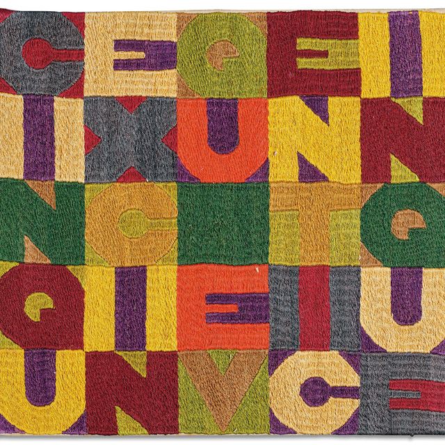 Alighiero Boetti — Чинкве-чинкве-венецианке (пять на пять двадцать пять)