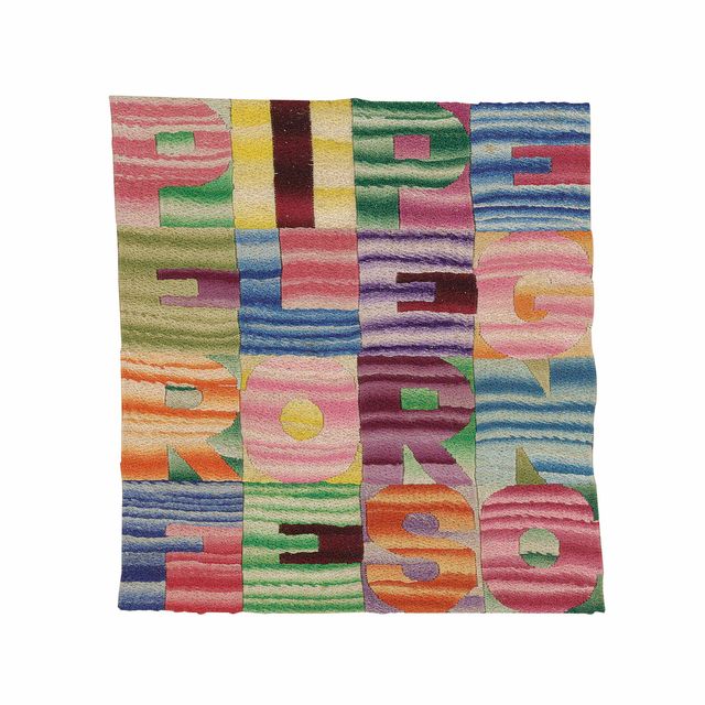 Alighiero Boetti — По порядку (по нитям и по знаку)