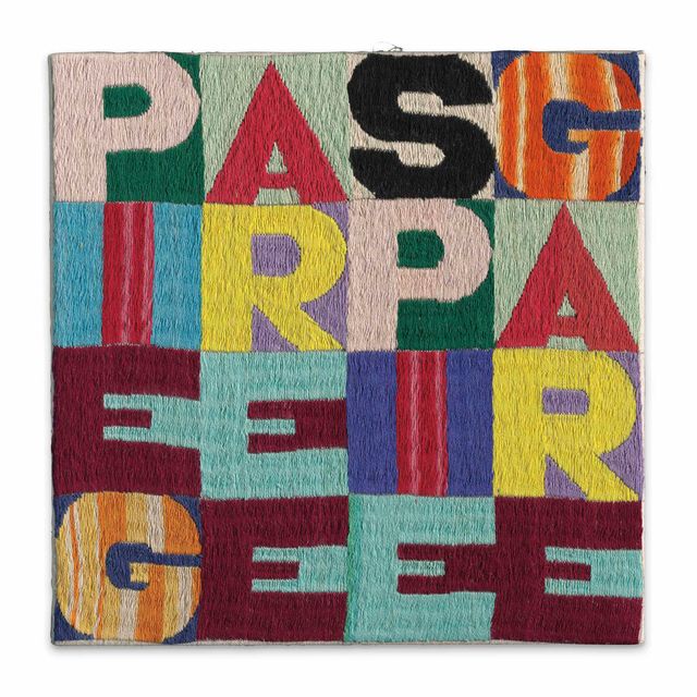 Alighiero Boetti — Складывать и разгибать (складывать и разгибать