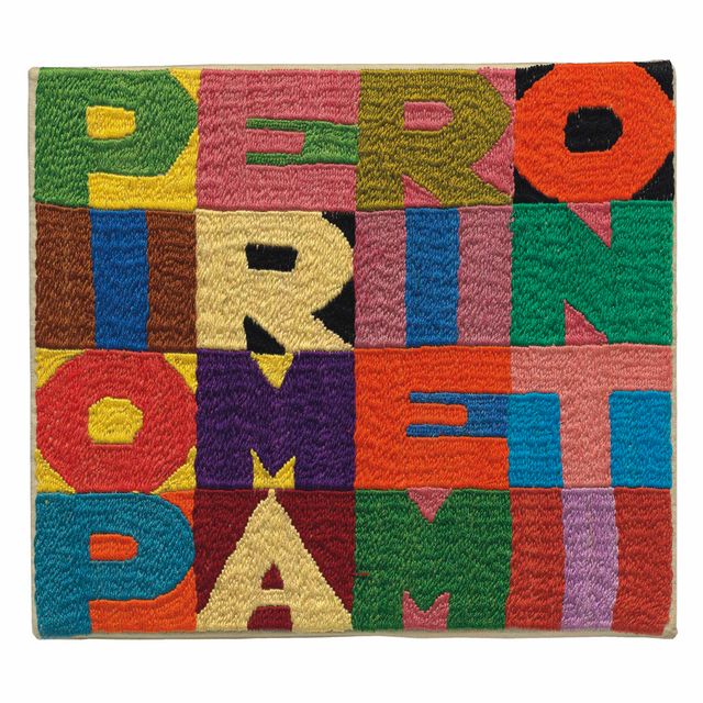 Alighiero Boetti — Пио за Марией и монти (Благочестивый за морями и горами)