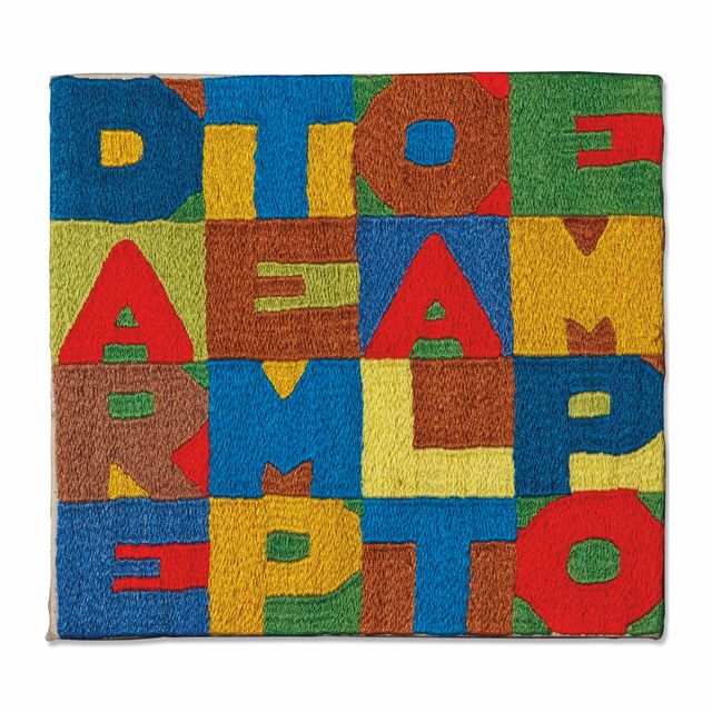 Alighiero Boetti — Дерзай в темпе al tempo
