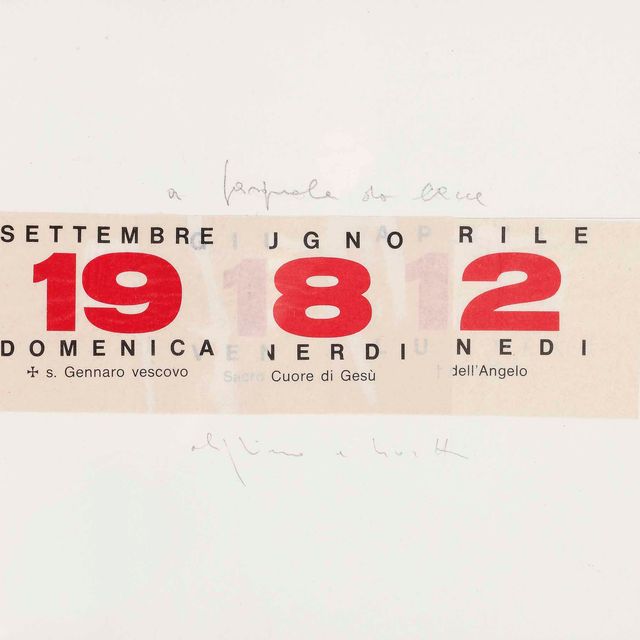 Alighiero Boetti — Calendario (Календарь)