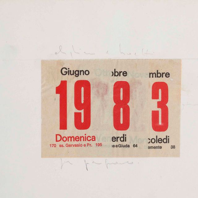 Alighiero Boetti — Calendario (Календарь)