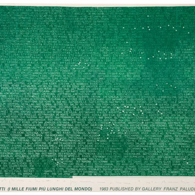 Alighiero Boetti — Я люблю тебя, как лунги в мондо
