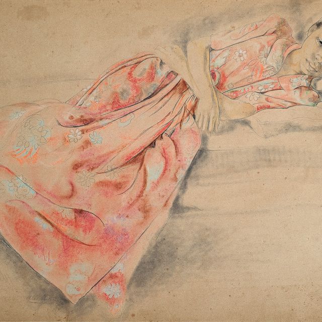 Alix Aymé — Portrait de jeunne femme Annamite (Портрет молодой аннамитской дамы)