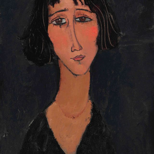 Amedeo Modigliani — Молодая женщина а-ля роза (Маргарита)