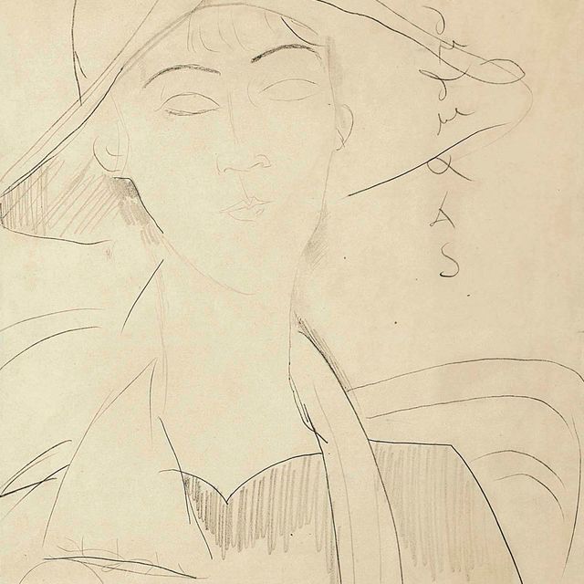 Amedeo Modigliani — Портрет Габриэль
