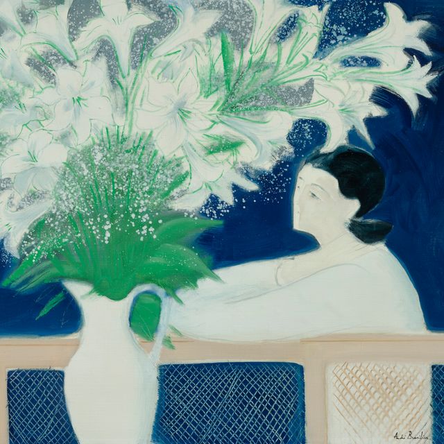 André Brasilier — Большой букет лис