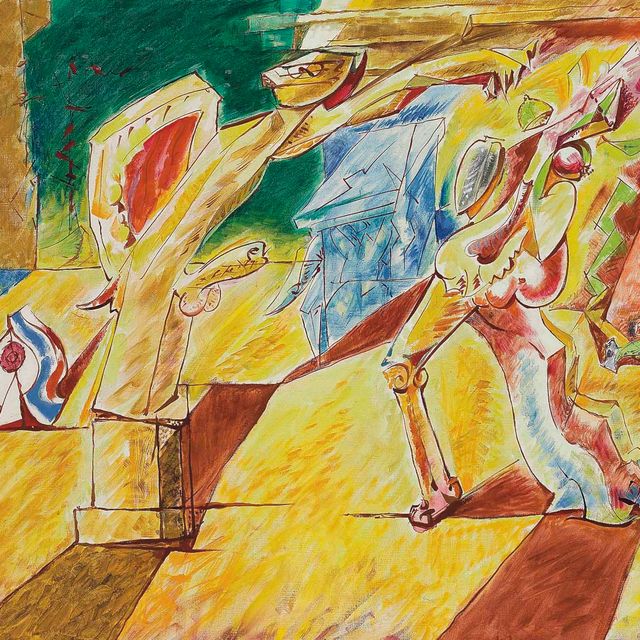 André Masson — Статуя Ла агрессивна