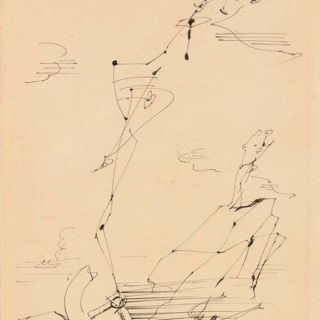 André Masson — Без названия (Dessin automatique)