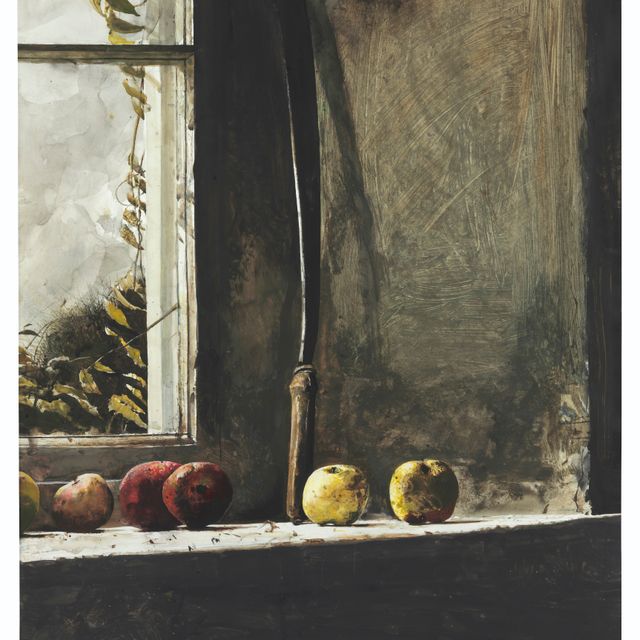 Andrew Wyeth — Пять с половиной лет и этюд для "Шапочки Оливера": двусторонней работы