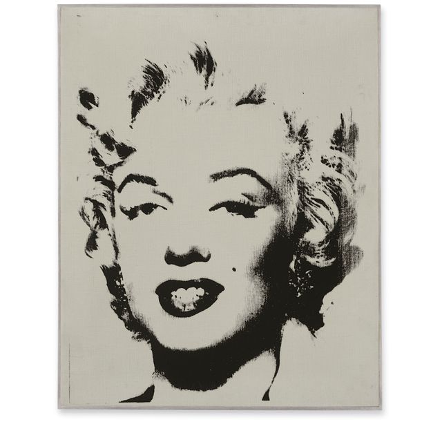 Andy Warhol — Белая Мэрилин