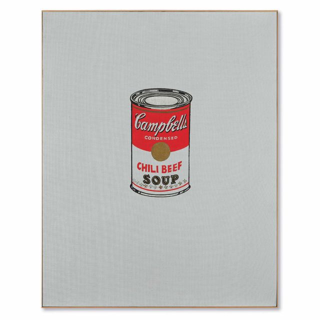 Andy Warhol — Маленькая баночка супа Campbell's (с говядиной Чили)