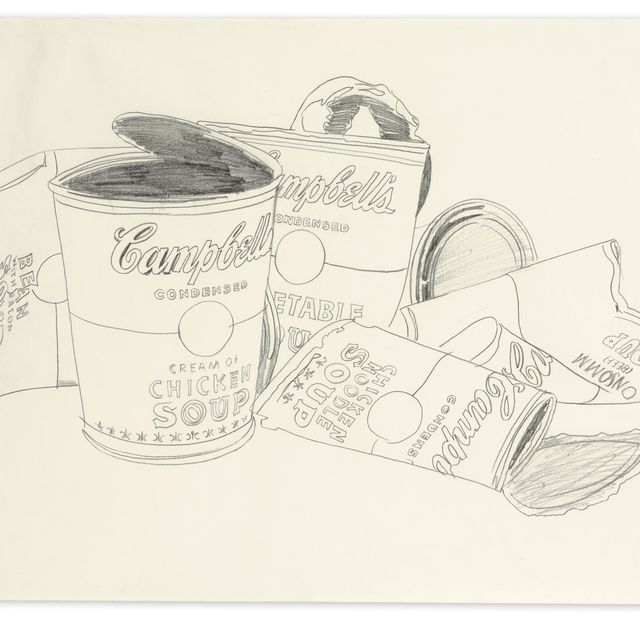 Andy Warhol — Пять банок супа "Кэмпбелл"