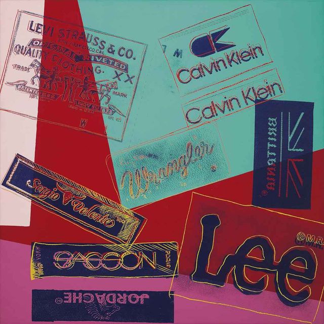 Andy Warhol — Джинсовая этикетка