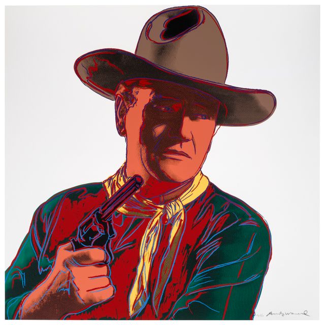 Andy Warhol — Джон Уэйн, из фильма "Ковбои и индейцы"