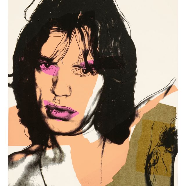 Andy Warhol — Мик Джаггер : один отпечаток