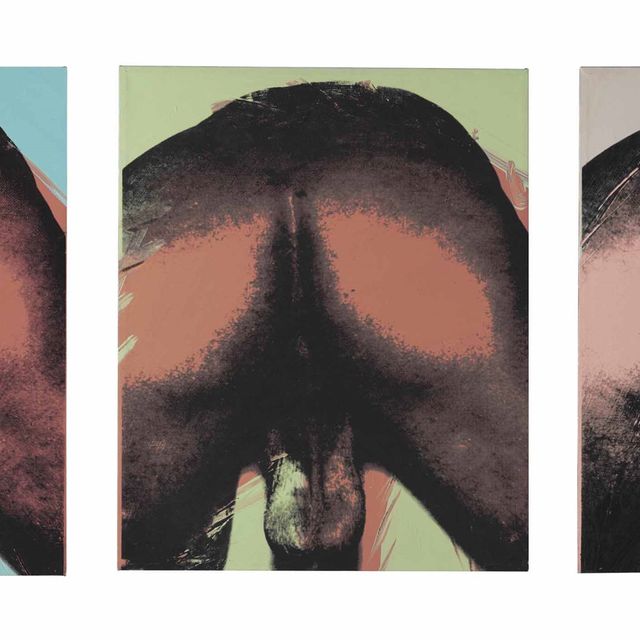 Andy Warhol — Мужской торс (ягодицы)